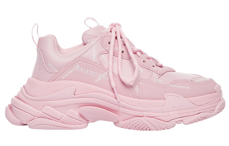 (WMNS) Balenciaga Triple S Sneaker 'Allover Logo - Pink' 524039W2FA15090 - 2