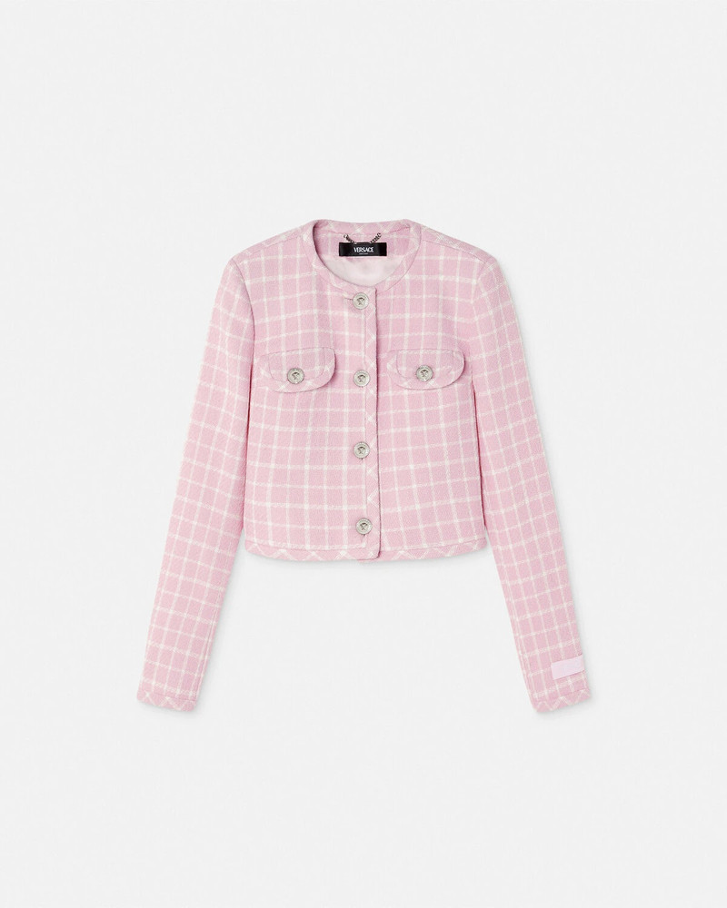 Contrasto Tweed Cardigan Jacket 1