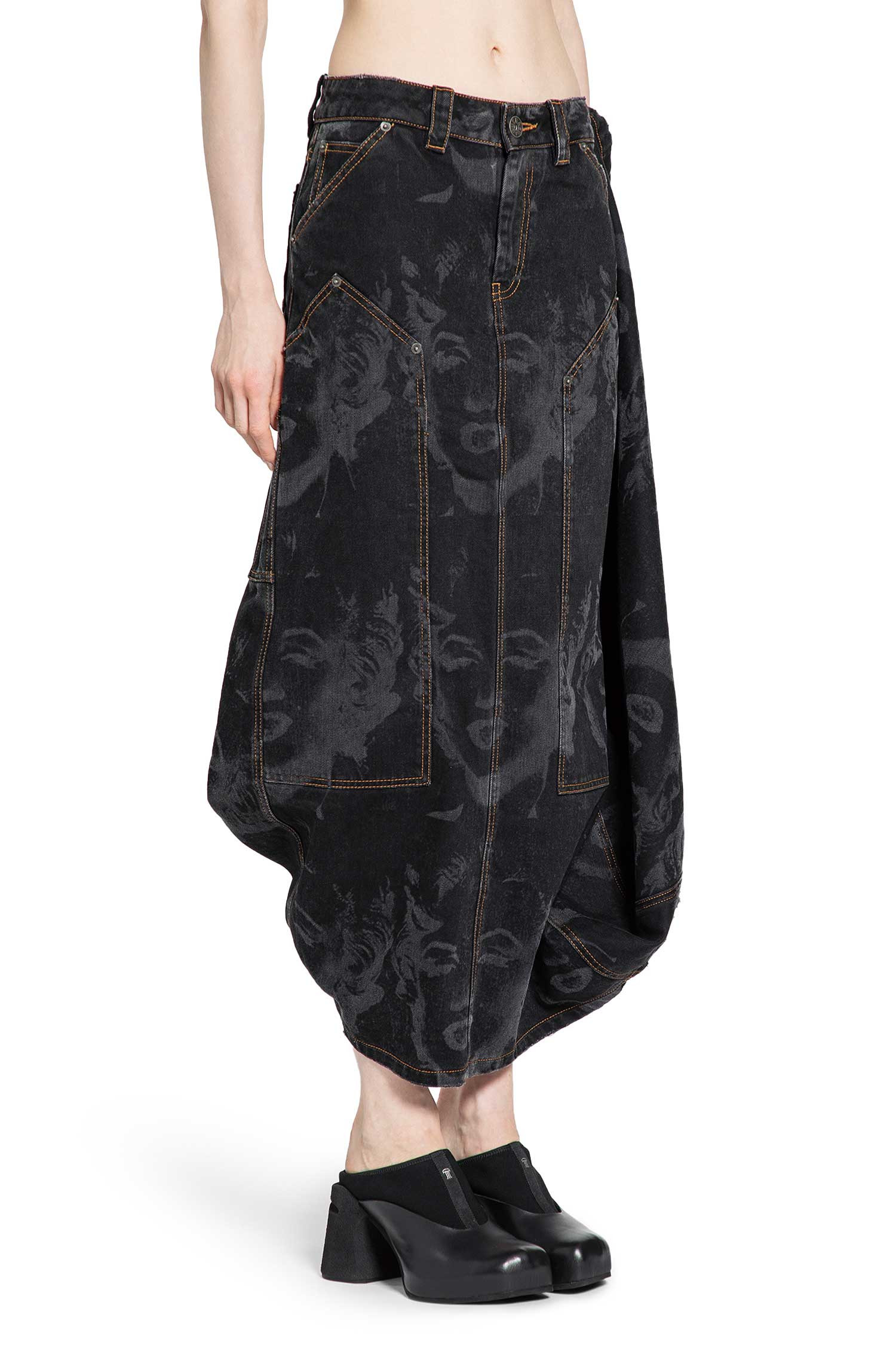 Denim Prom Skirt - 2
