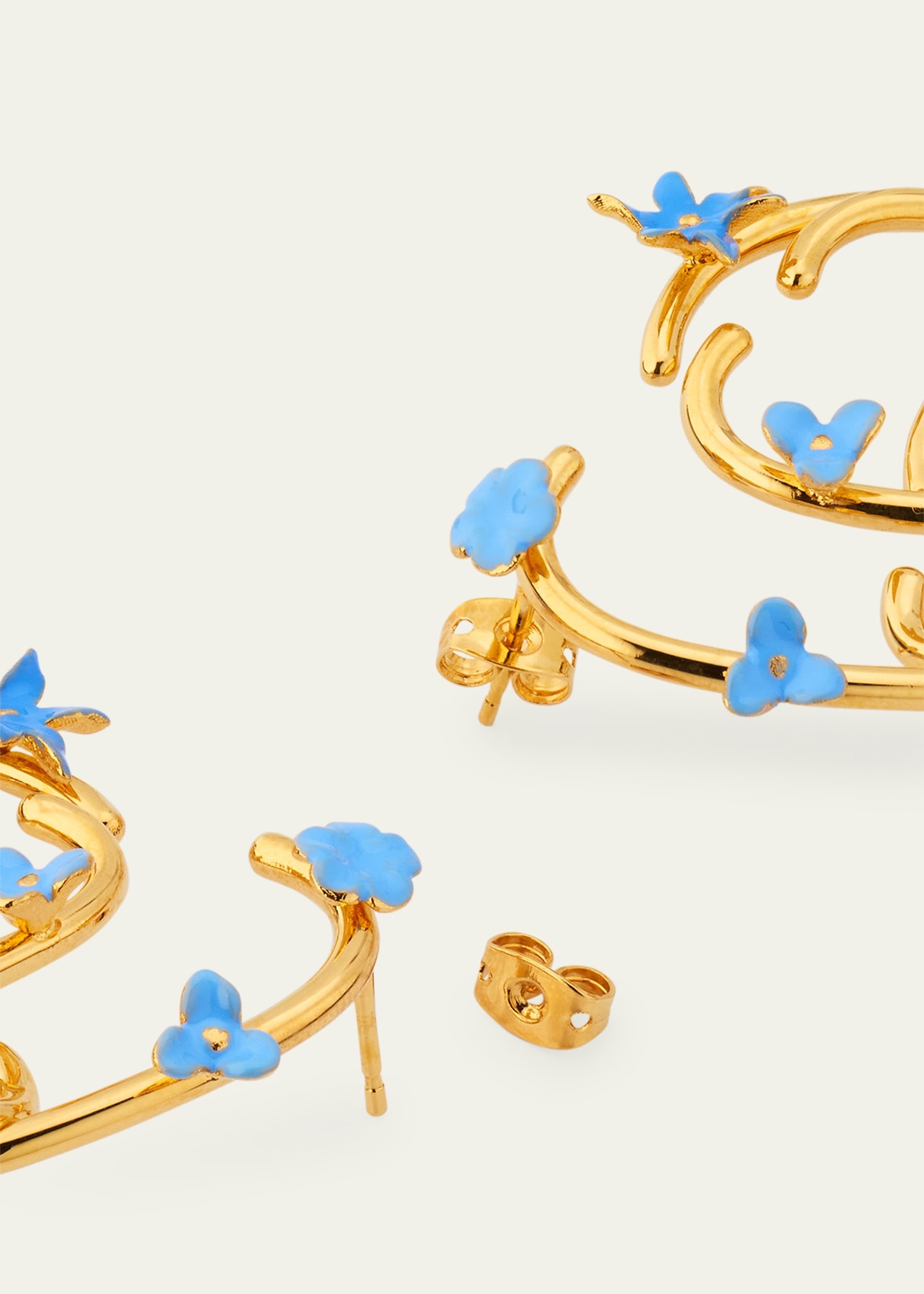 Tangled O Floral Earrings - 4