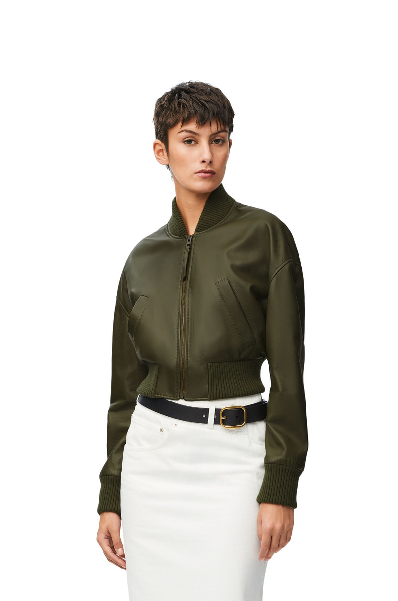 Bomber jacket in nappa lambskin 3
