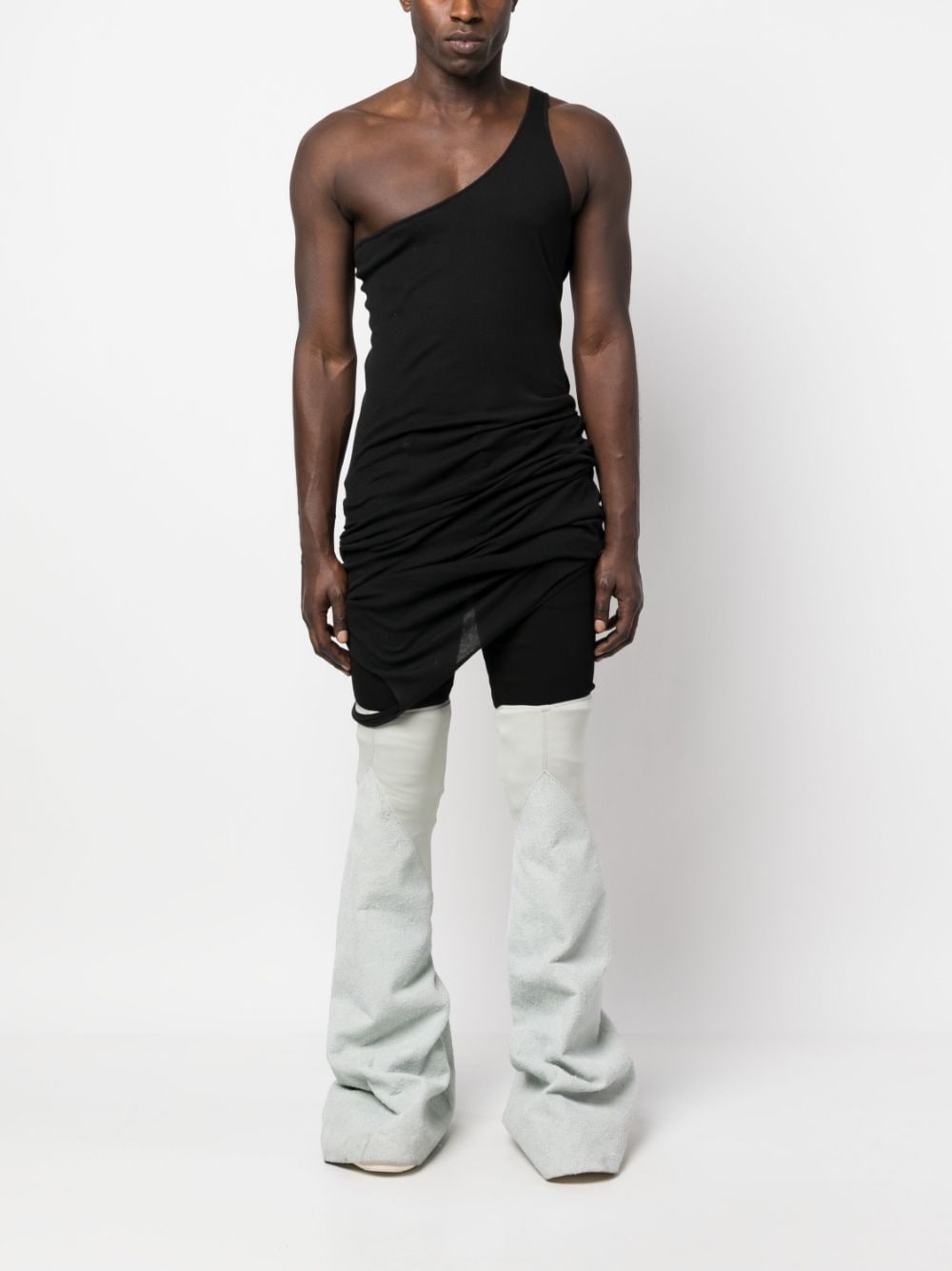 Double Ziggy cotton tank top - 2