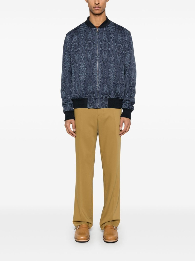 Etro patterned-jacquard bomber jacket outlook