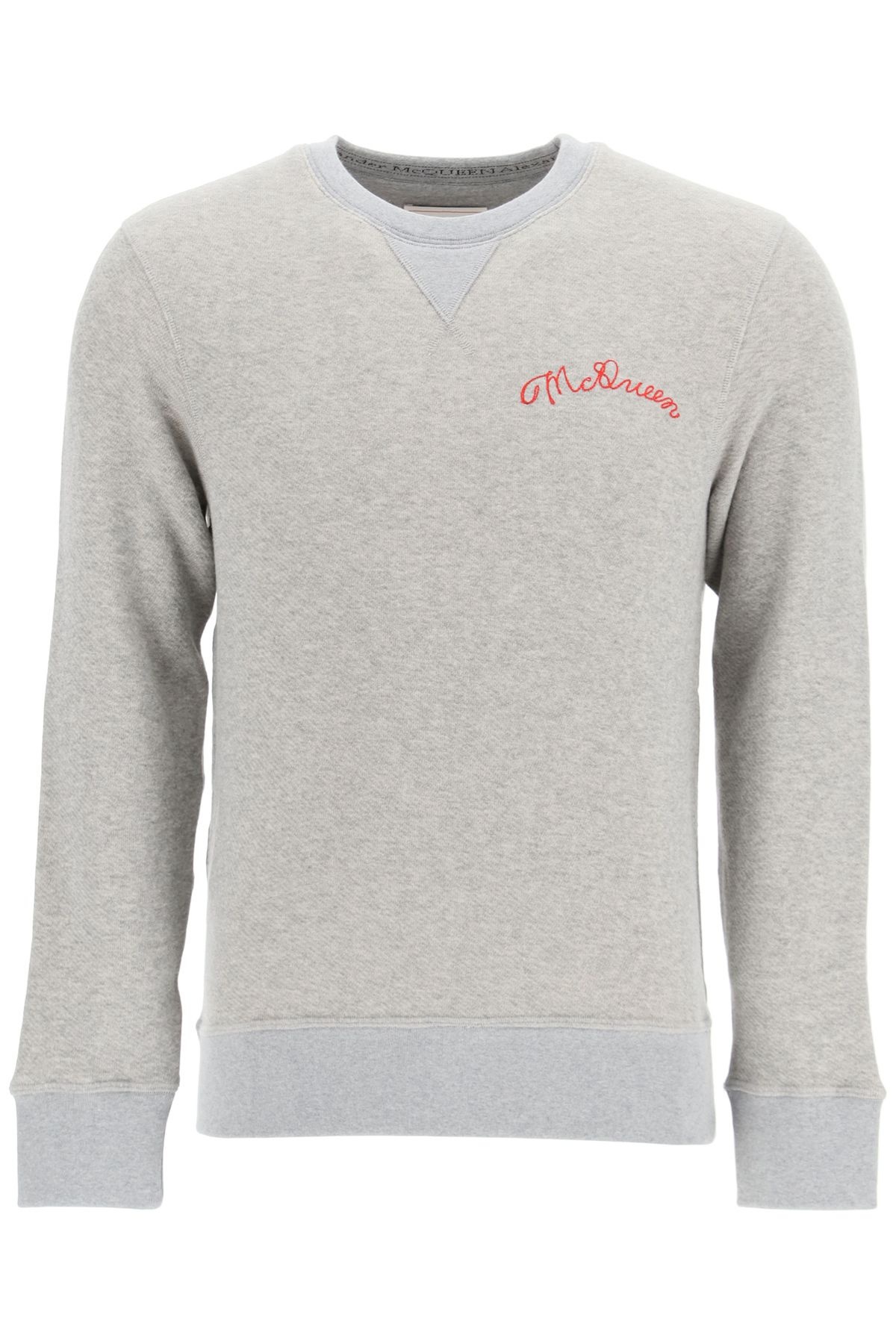 SWEATSHIRT WITH LOGO EMBROIDERY - 1