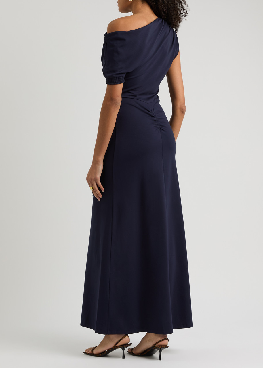 Diane Von Furstenberg Avi Wrap-effect Jersey Maxi Dress - 3