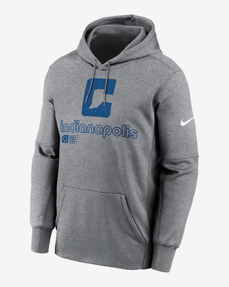 Indianapolis Colts Men’s Nike Therma NFL Pullover Hoodie 1