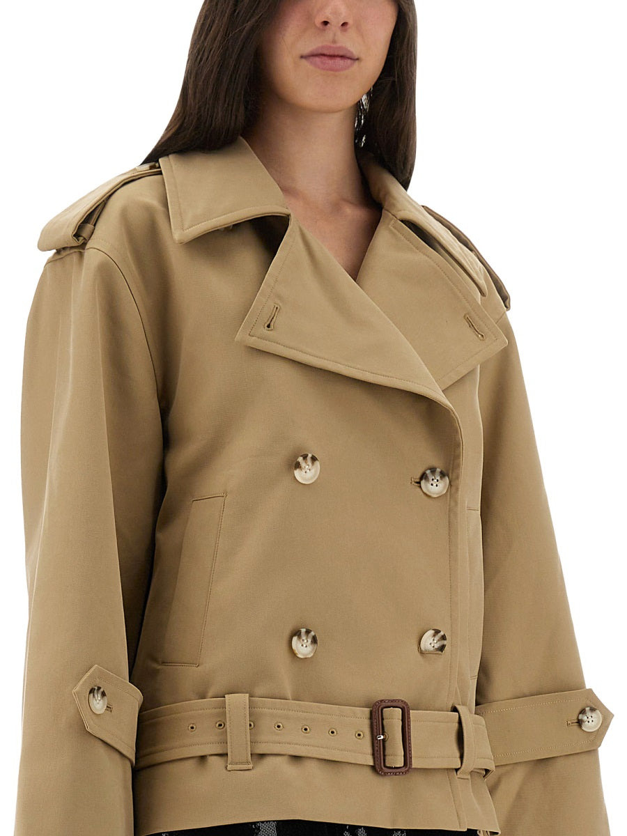 Self-Portrait Women Trench Jacket - 4