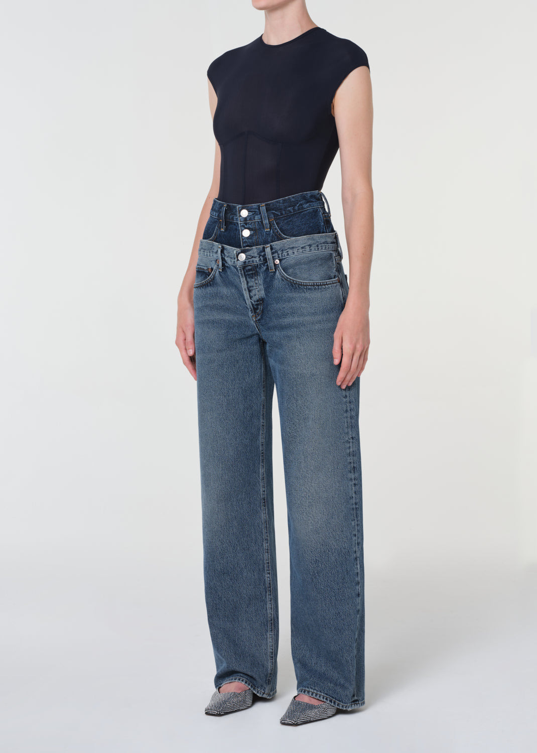 NADIA BODYSUIT IN NAVY - 4