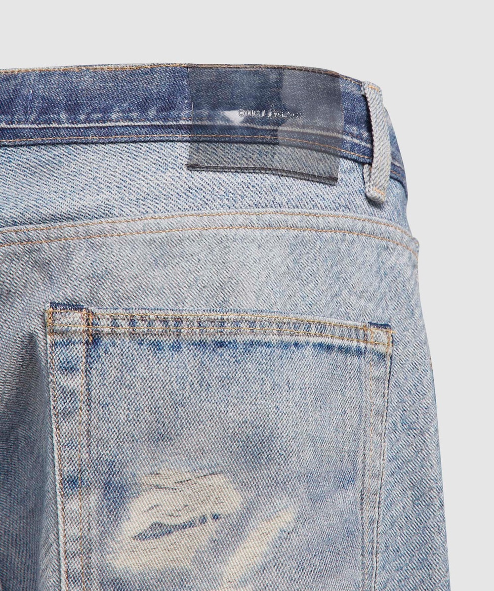 Denim third cuts jean - 4