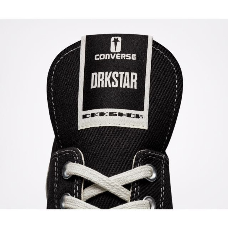 DRKSHDW x Converse black DRKSTAR sneakers 6