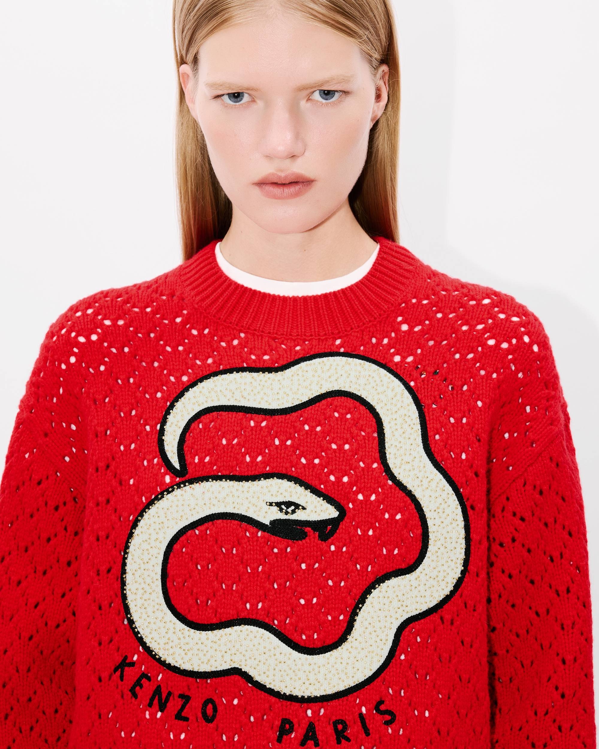'Lunar New Year' embroidered jumper in cotton - 6