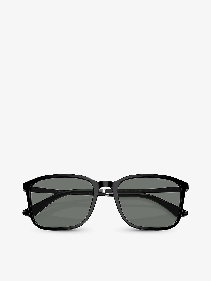 AR8197 rectangle-frame acetate sunglasses - 5
