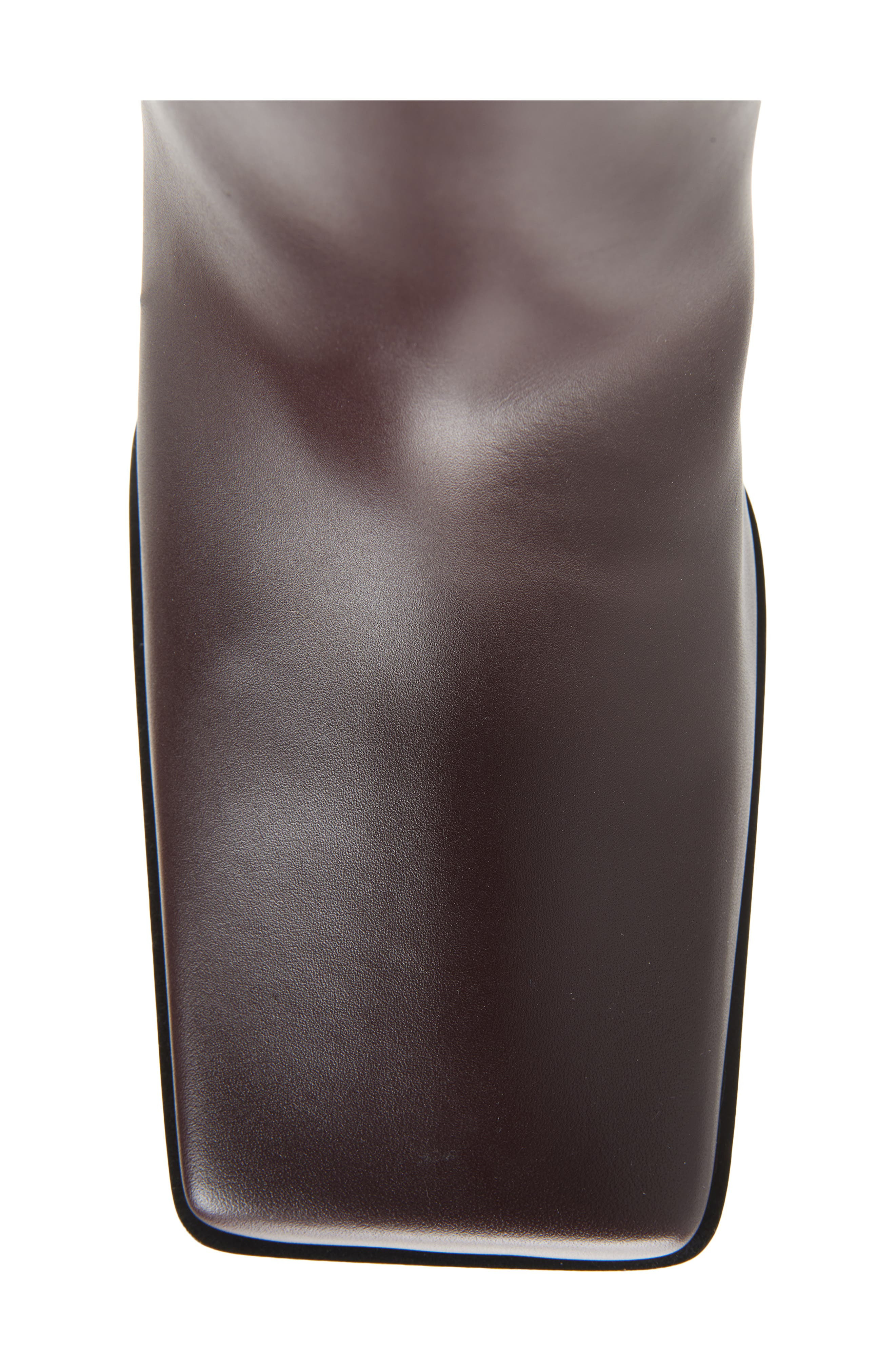 Alaïa Square Toe Tall Boot in Chocolat at Nordstrom - 5