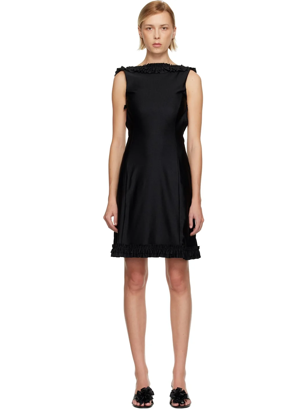 Black Prim Midi Dress - 1