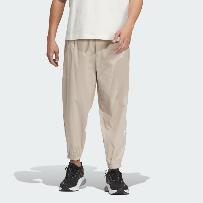 adidas adidas Sportswear Woven Pants 'Beige' IP4955 outlook