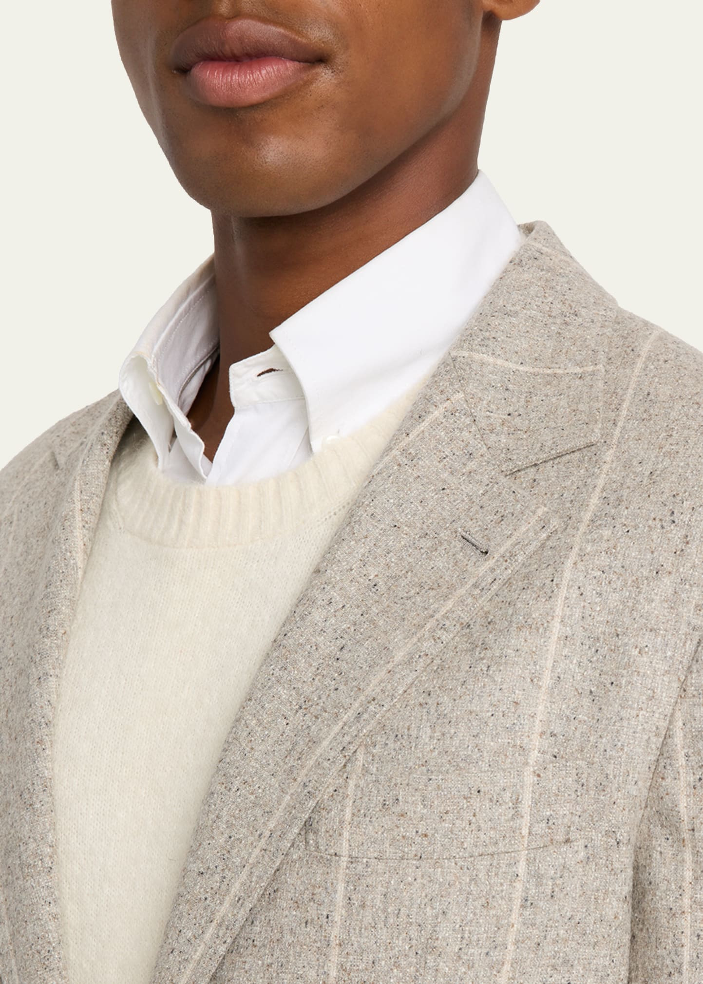 Men's Donegal Chalk Stripe Two-Piece Suit - 5