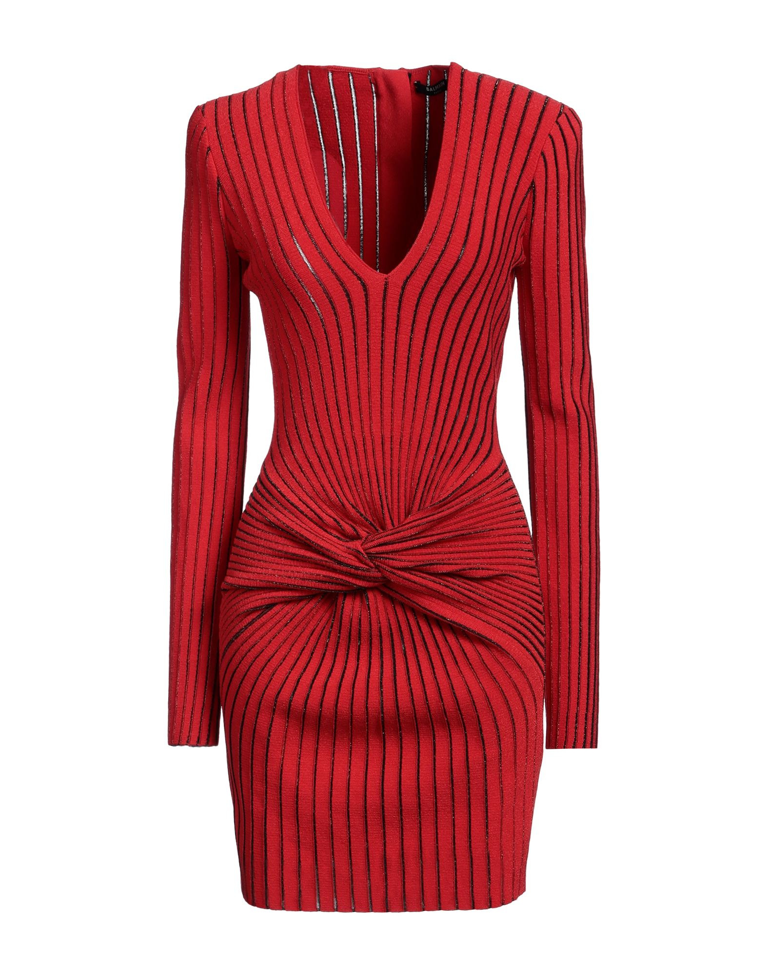 Red Women's Sheath Dress - 1