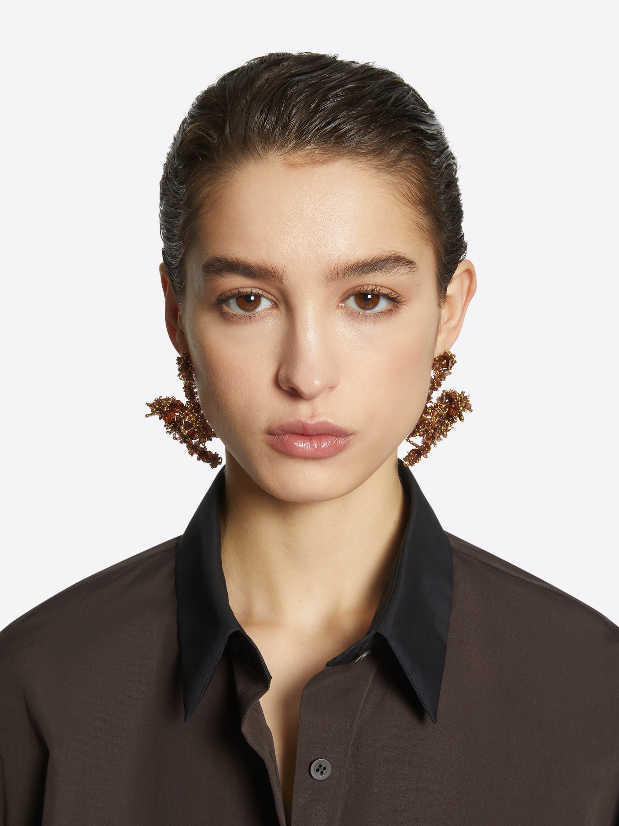 EMBROIDERED EARRINGS - 4