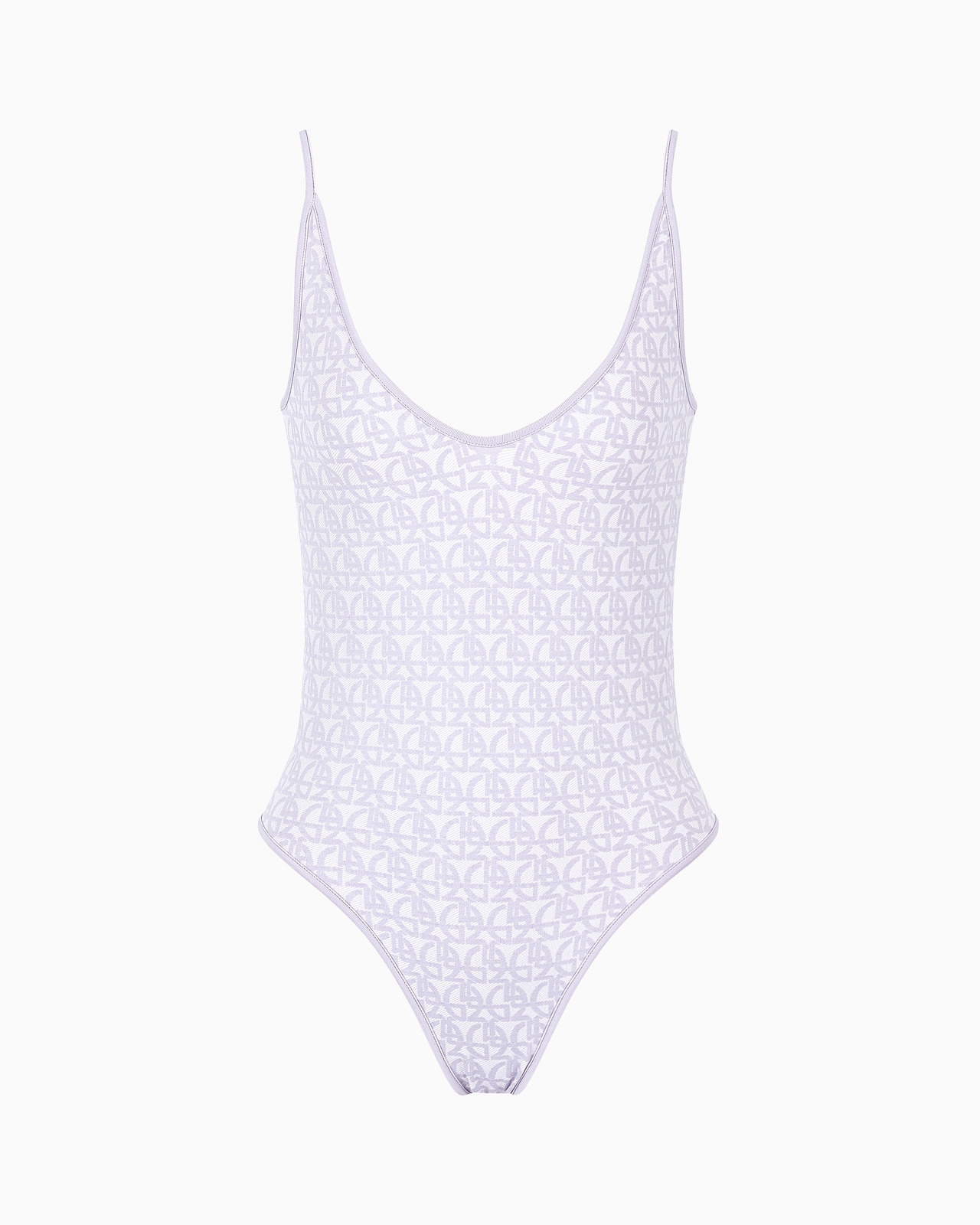 Monogram jacquard bodysuit - 1