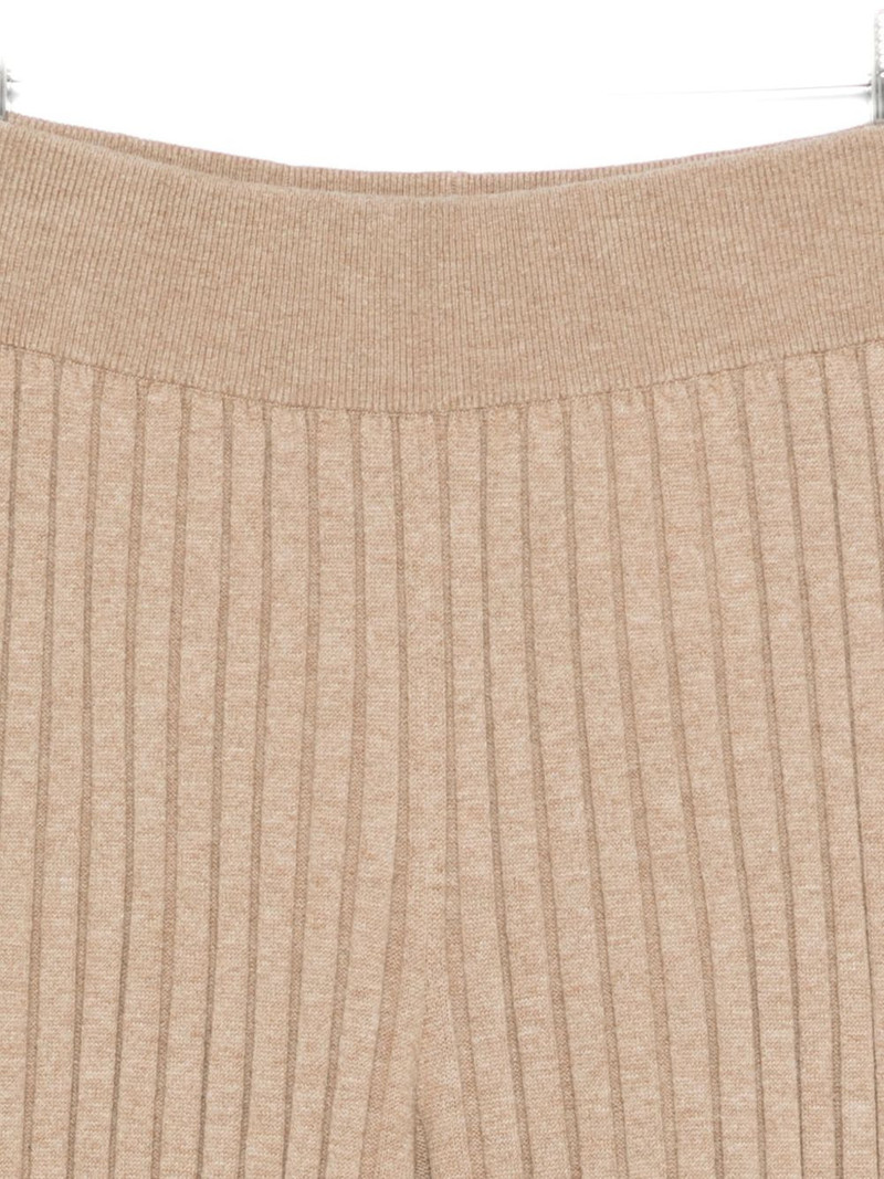 ribbed flared trousers 3