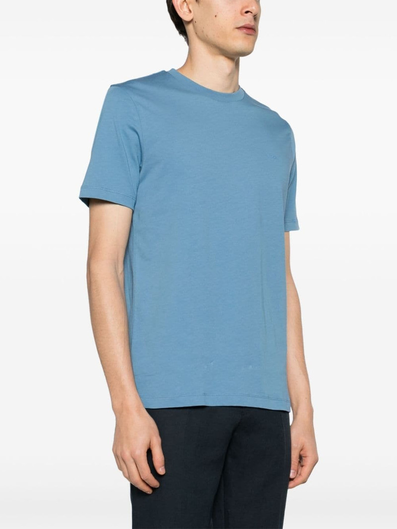 raised-logo cotton T-shirt 3