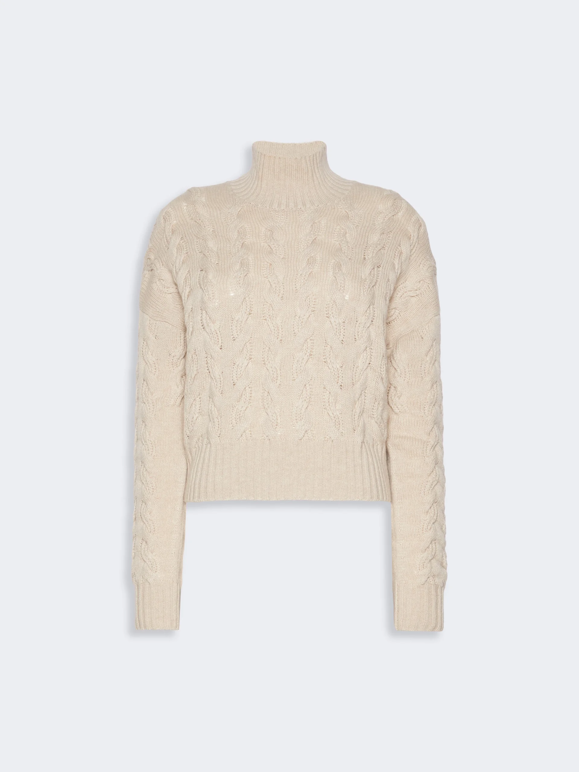 COSMO Comfortable wool and cashmere sweater - BEIGE - 1