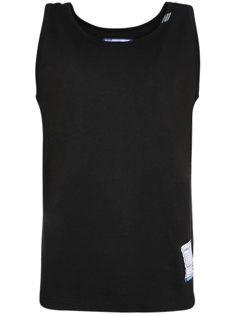 logo-appliqué cotton tank top - 1