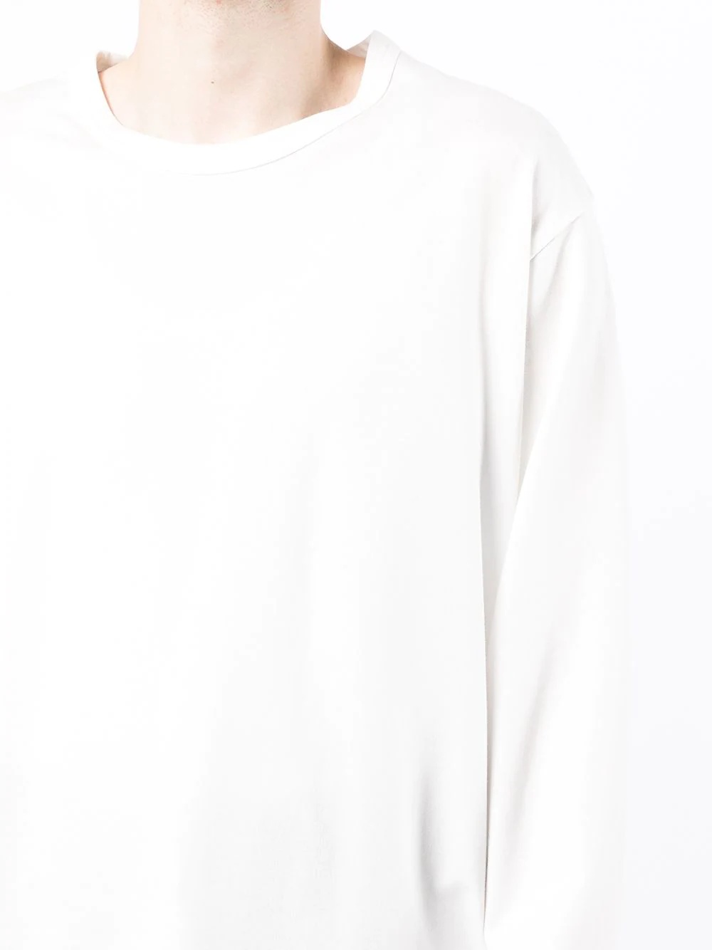 round-neck long-sleeve T-shirt - 5