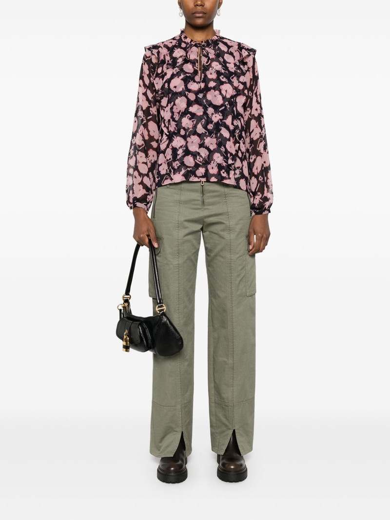 BOSS floral-print blouse outlook