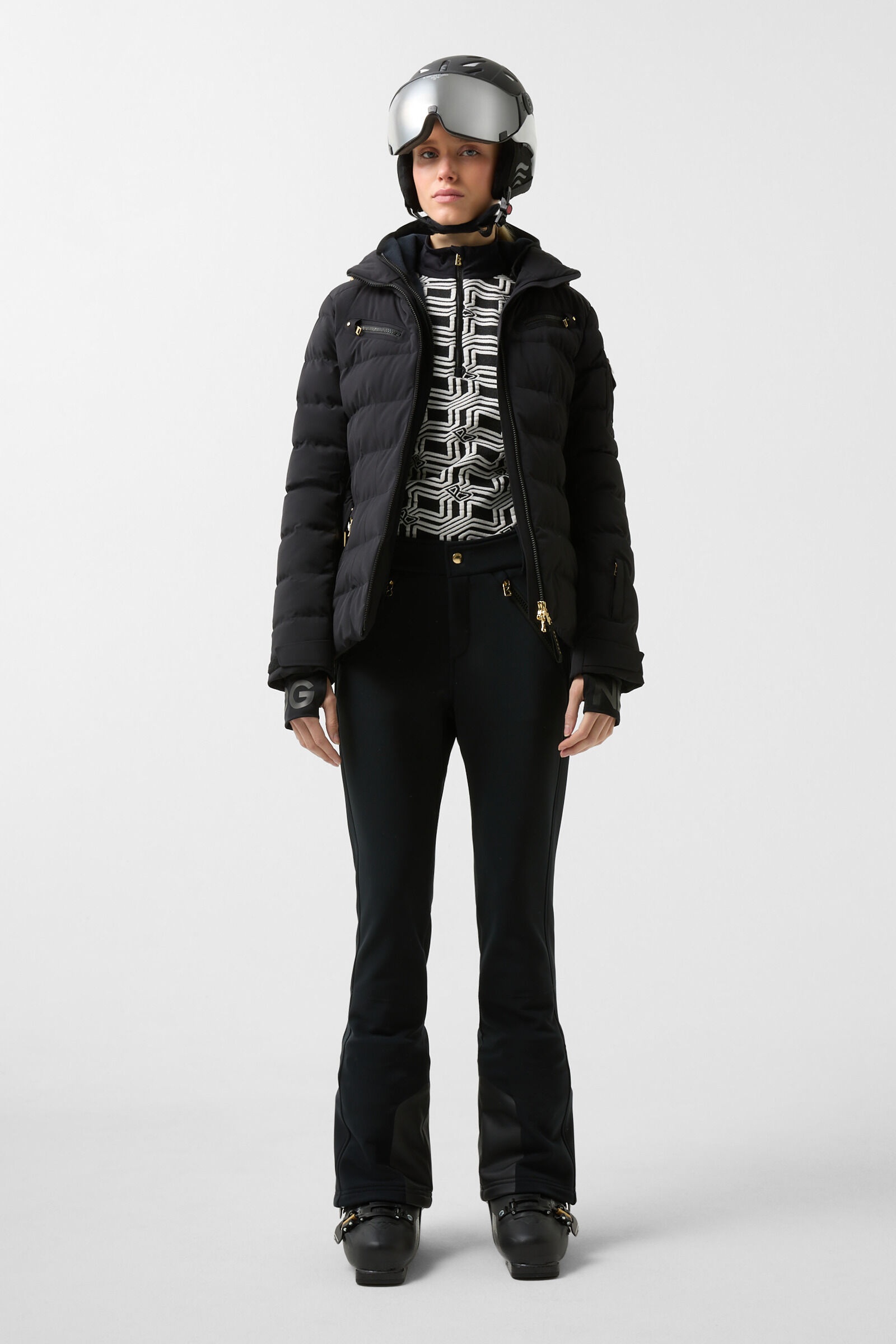 Hazel Softshell ski pants in Black - 3