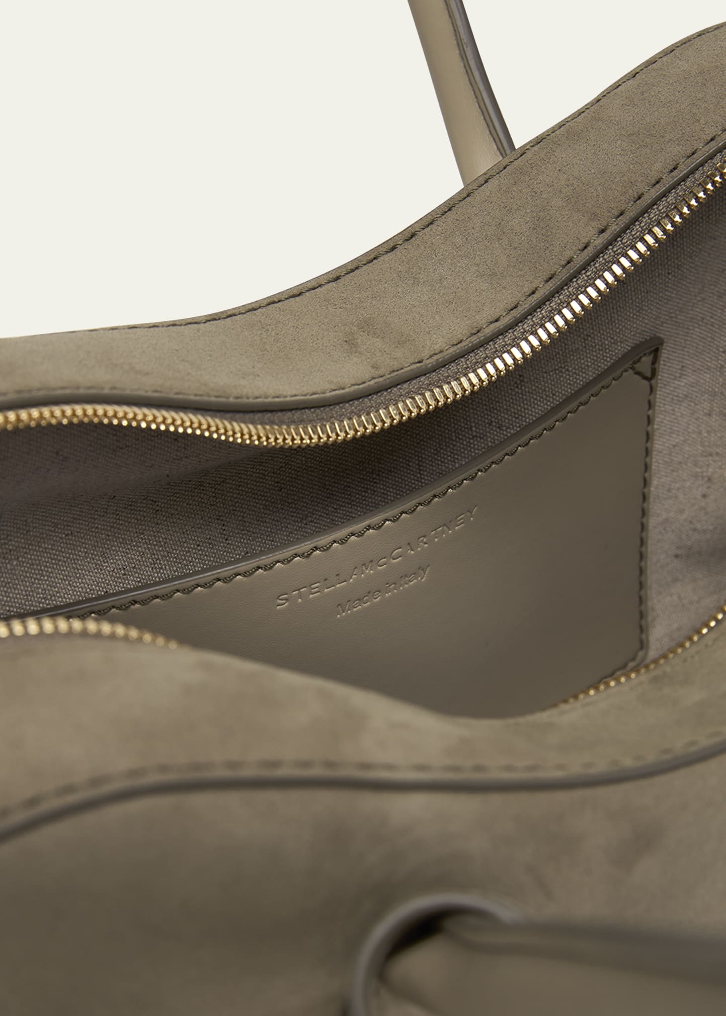 Zip Vegan Suede Shoulder Bag - 4