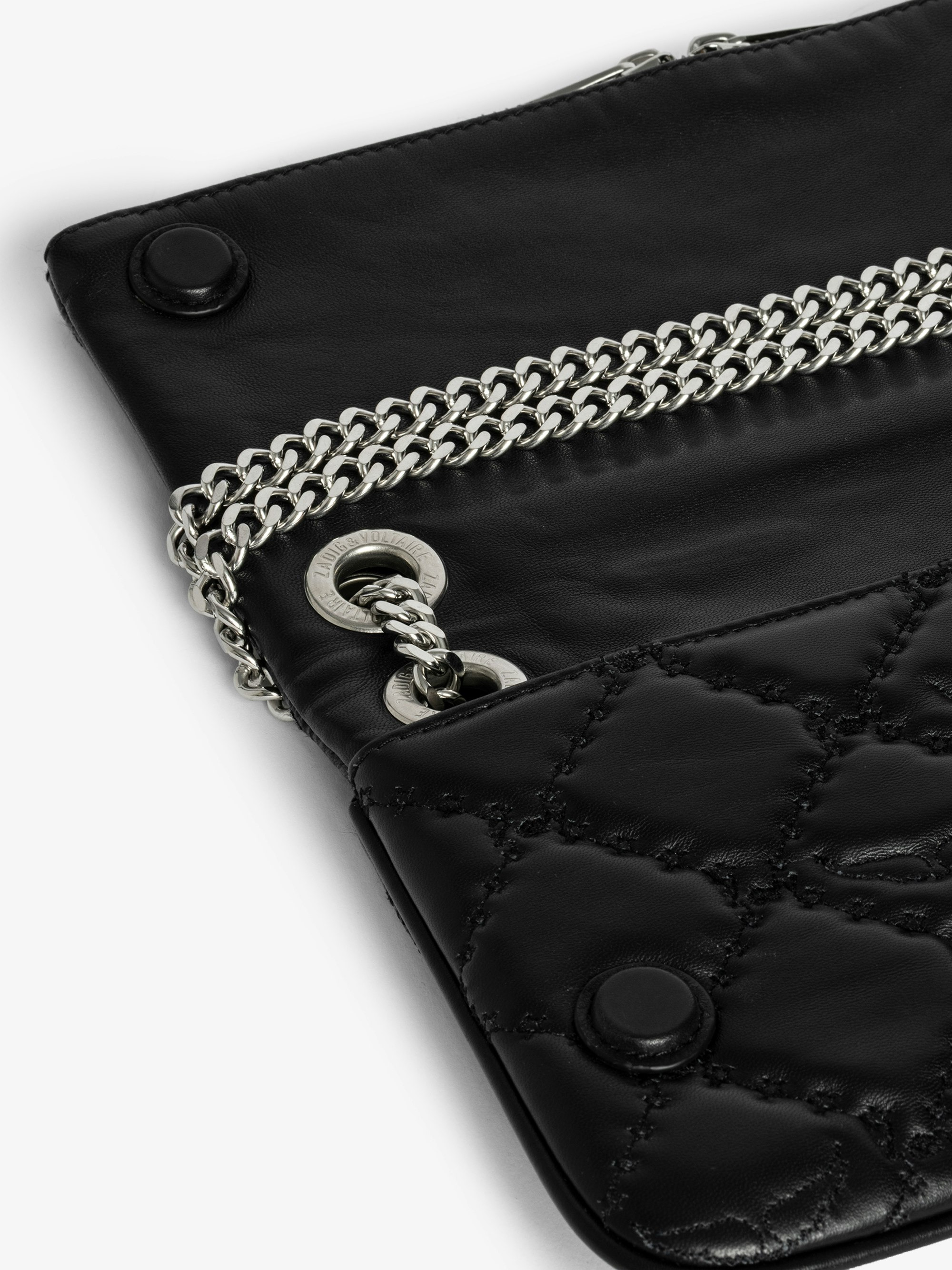 Rock II Quilted Monogram Clutch - 3