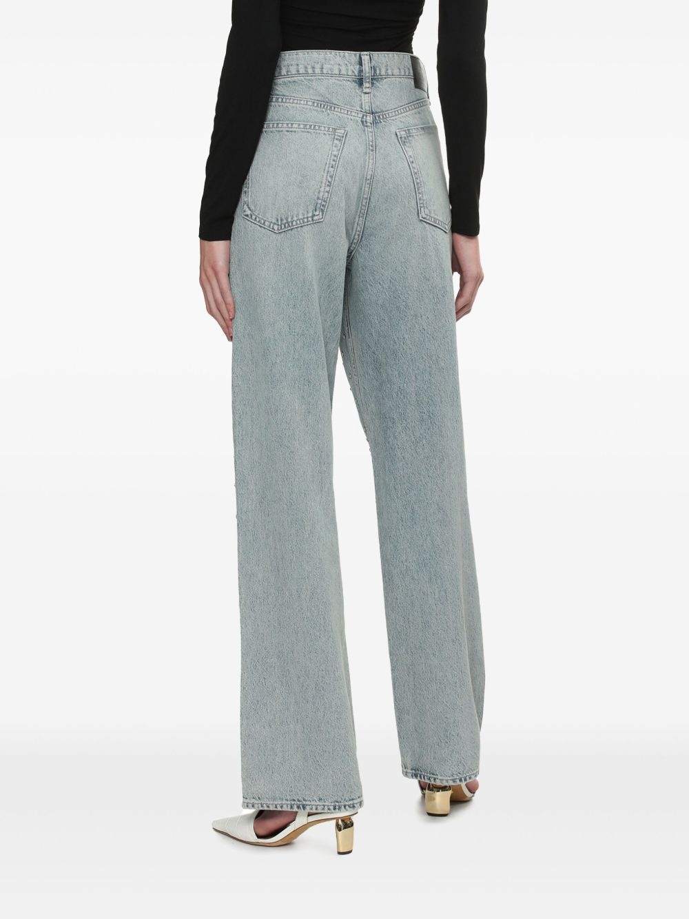 wide-leg jeans - 4