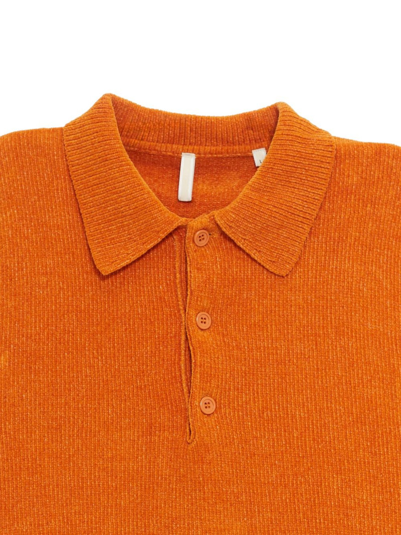 Chenile half-button polo shirt 3