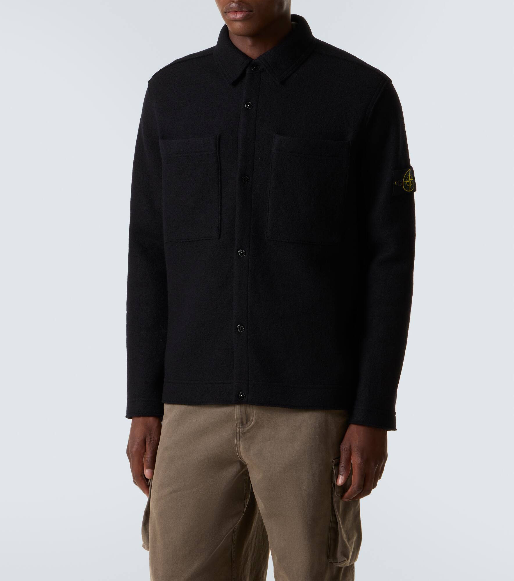 Virgin wool overshirt - 3