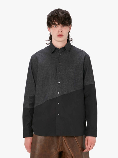 JW Anderson TWO TONE CLASSIC FIT SHIRT outlook