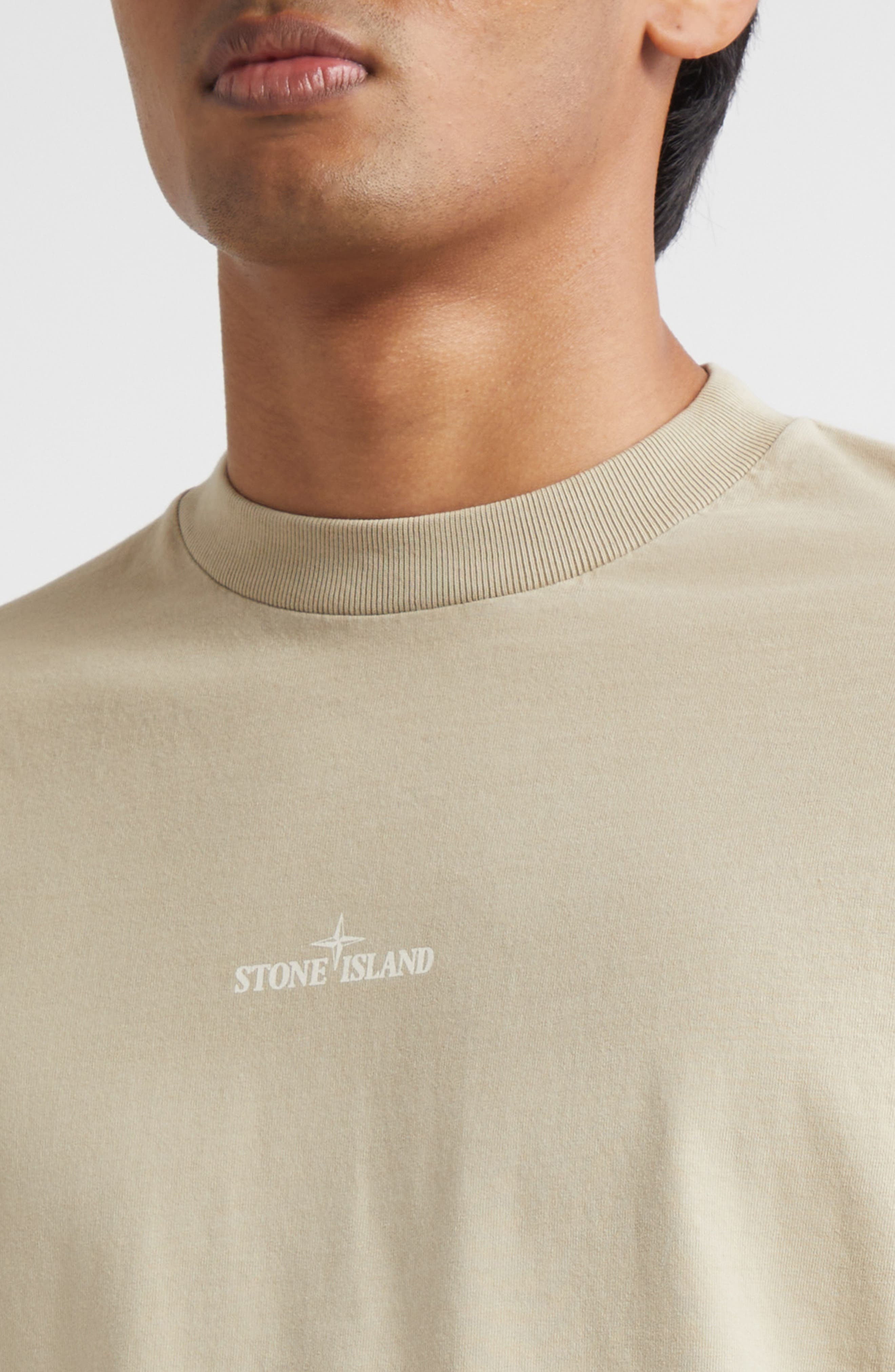 Stone Island Institutional One Logo Graphic T-Shirt in V009A Desert at Nordstrom - 4