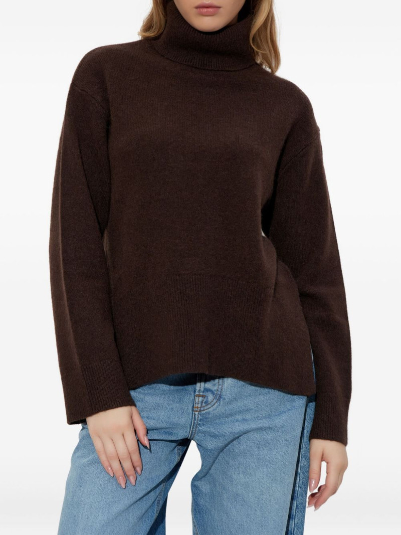 roll-neck panelled sweater 3