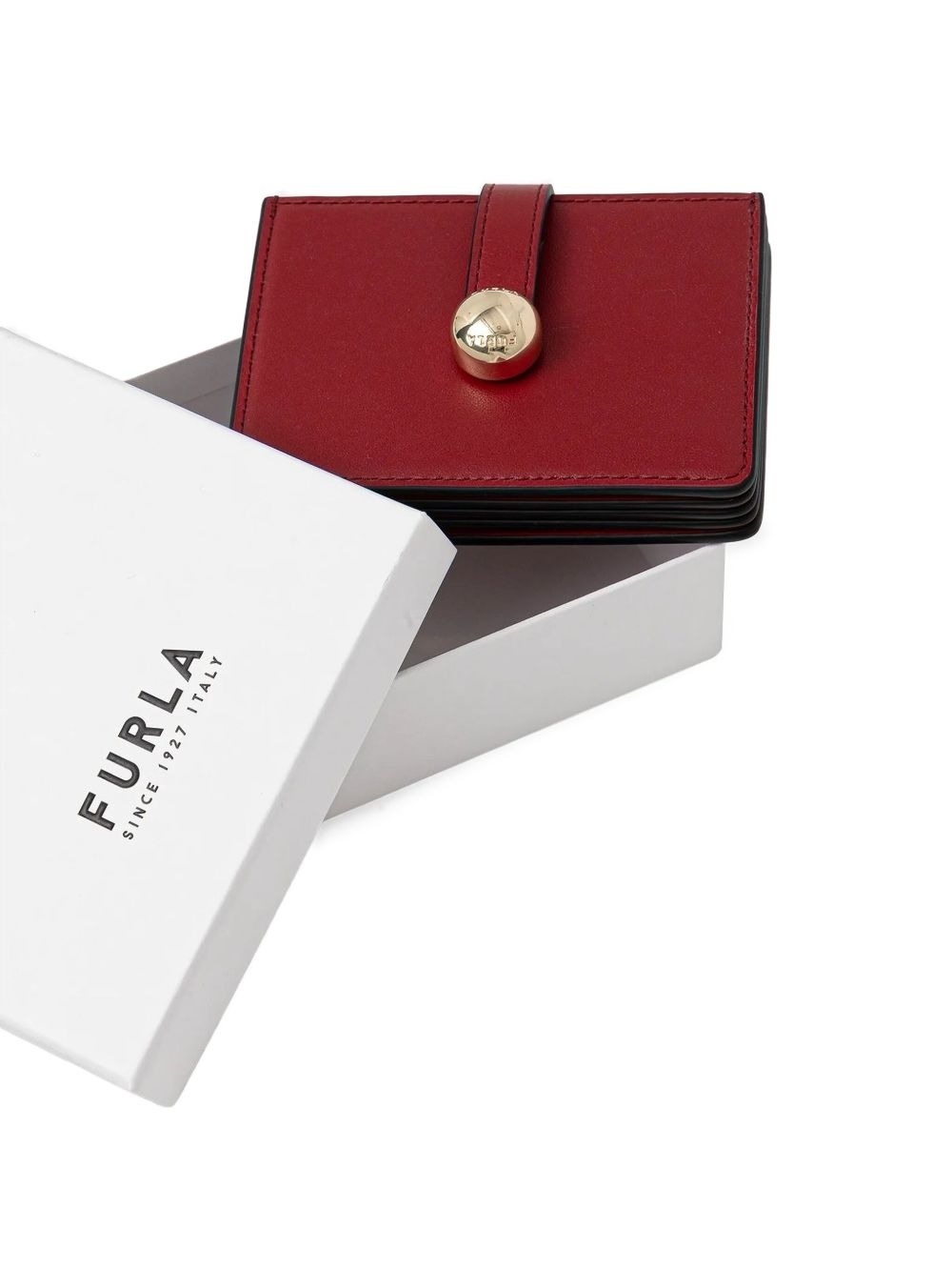 leather flap-closure cardholder - 5