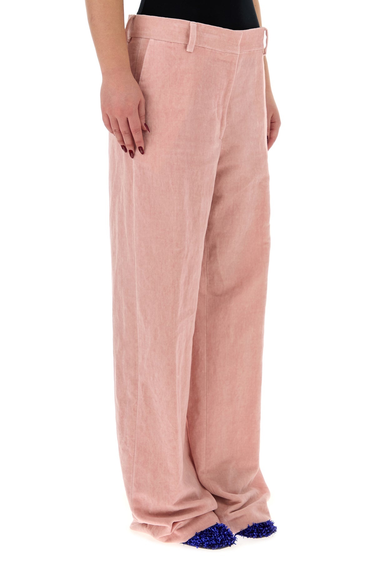 Pink velvet Pixy pant - 3