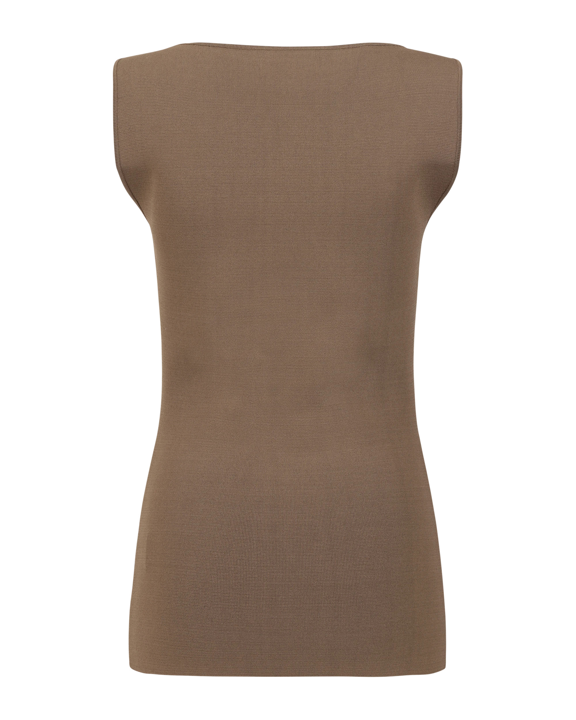 BOAT NECK TOP TAN - 4