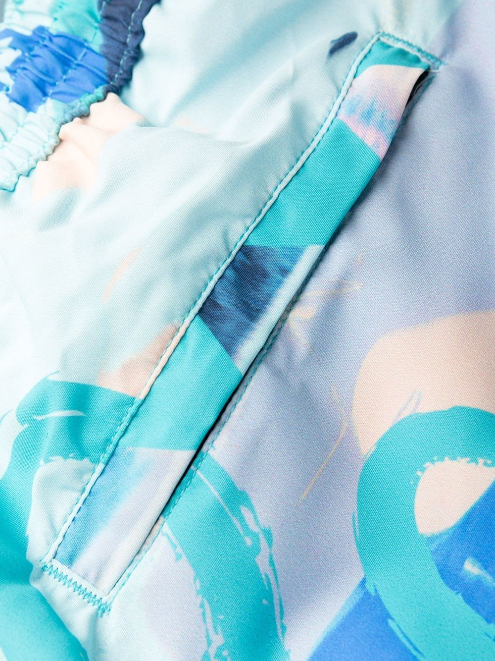 logo-print swim shorts - 3