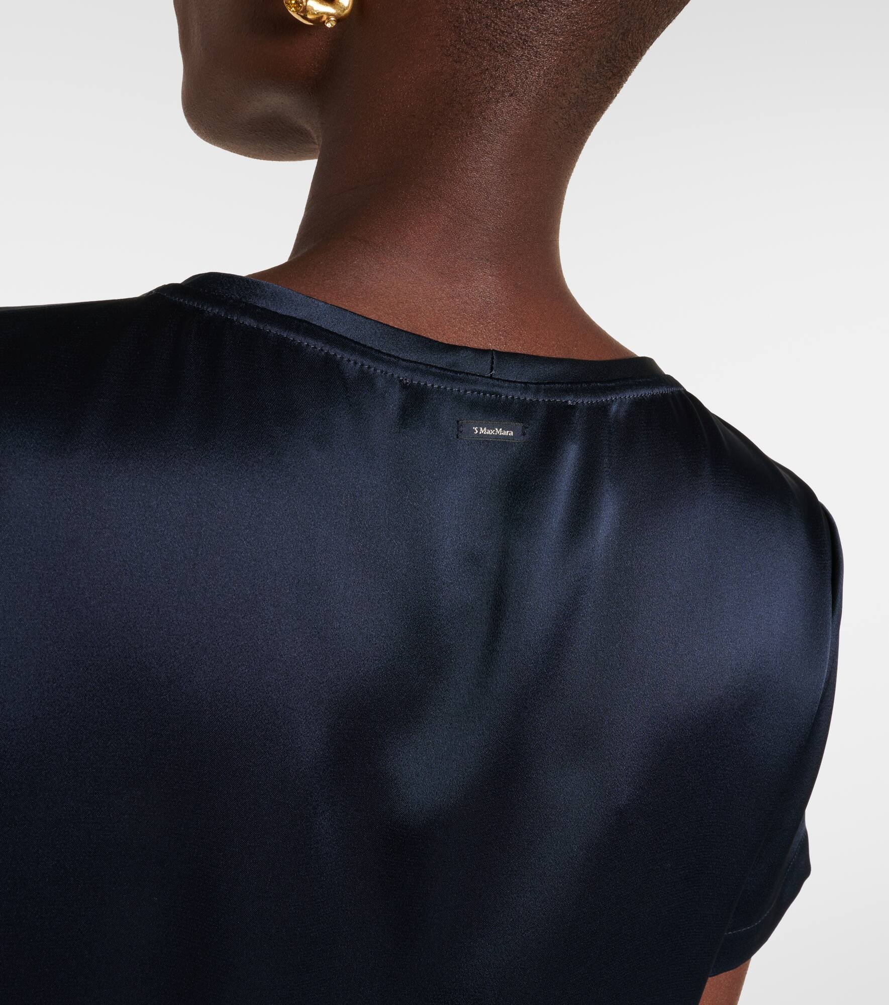 Rebecca satin T-shirt - 5