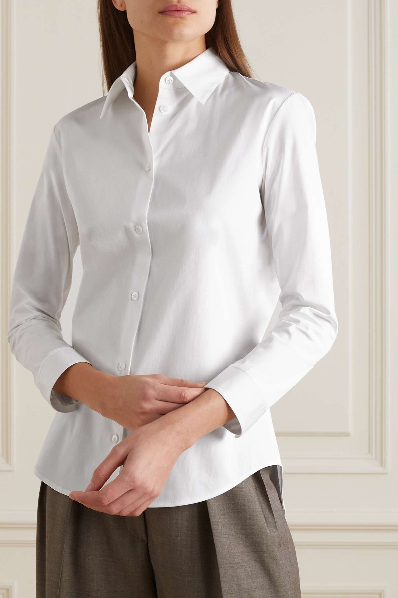 Petra cotton-poplin shirt - 3