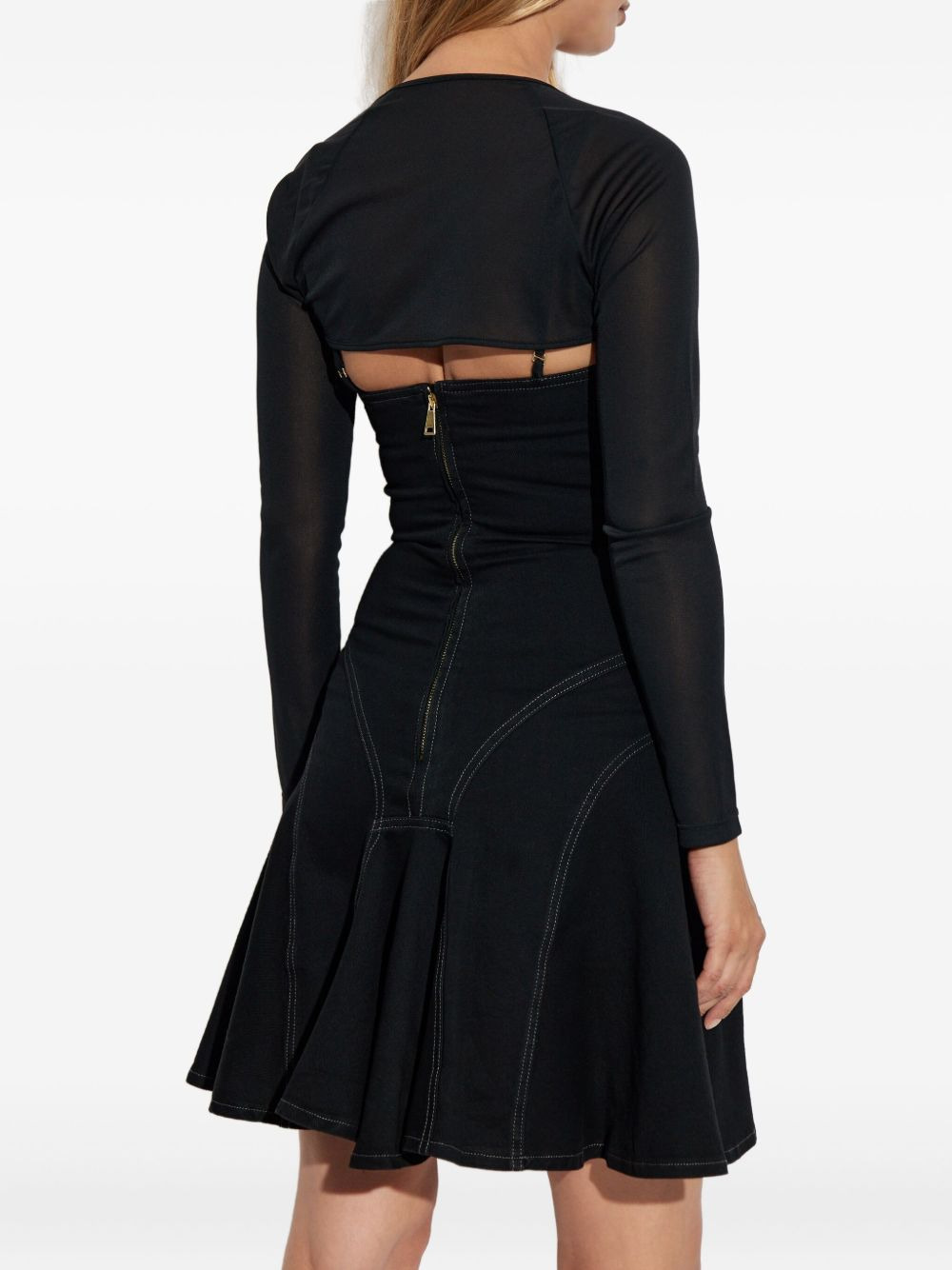 flared corset dress - 4