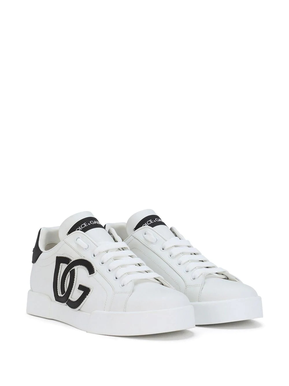 Portofino logo-print low-top sneakers - 2