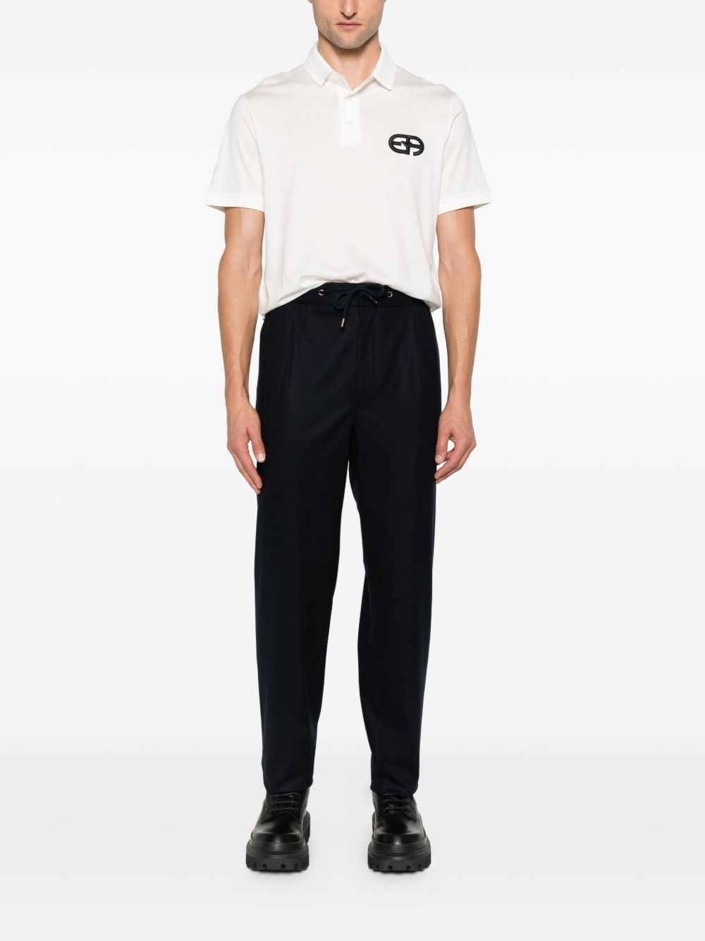 logo-embroidered polo shirt - 2