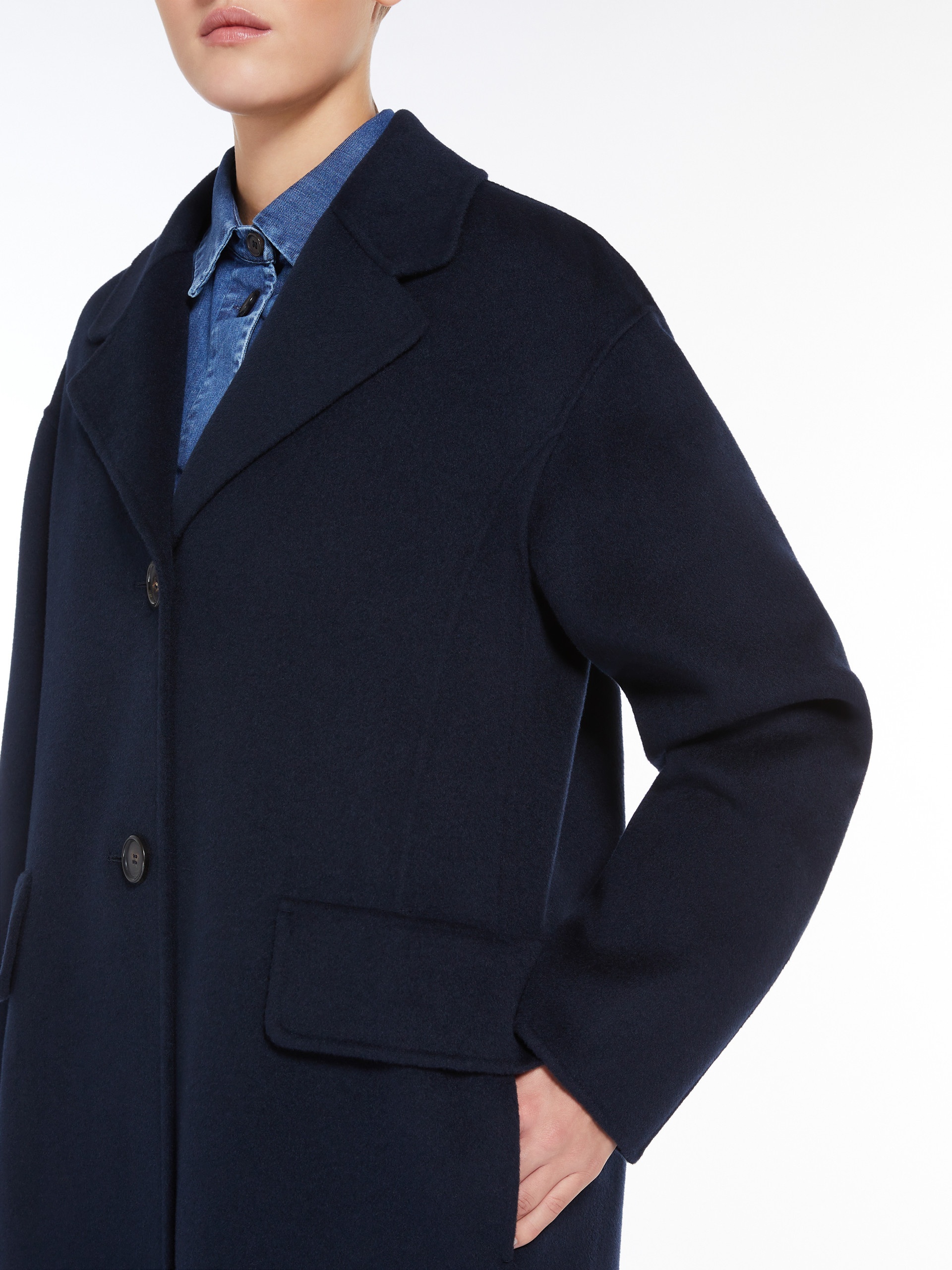 COAT Single-breasted wool coat - 5