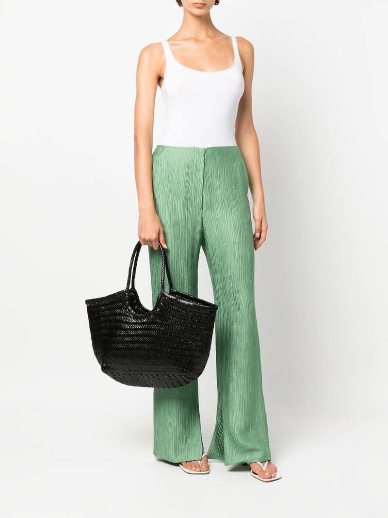 DRAGON DIFFUSION Nantucket interwoven leather tote bag outlook