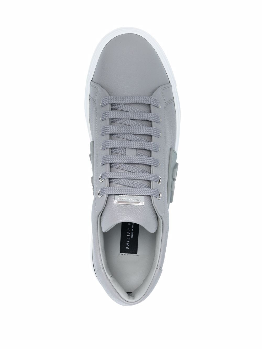 logo plaque low-top sneakers - 4